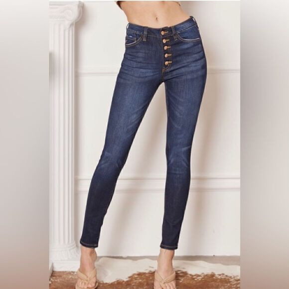 Super Skinny Dark KanCan Fly Jeans - Picture 1 of 2